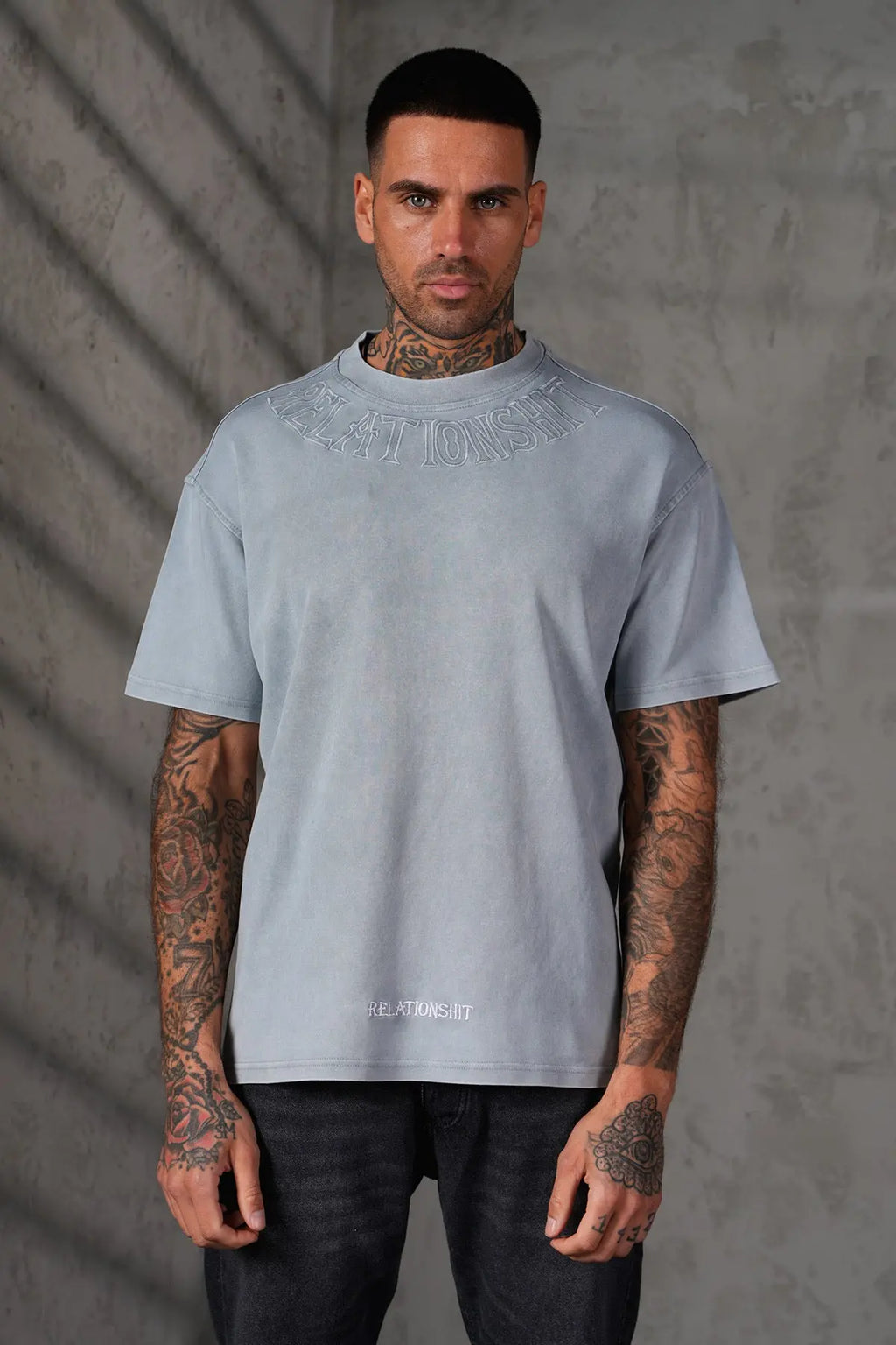Tee Shirt Relationshirt Gris bonhomme