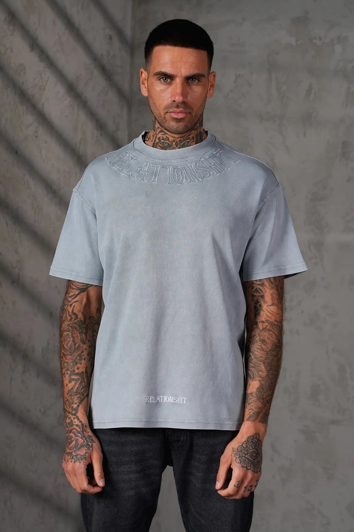 Tee Shirt Relationshirt Gris bonhomme