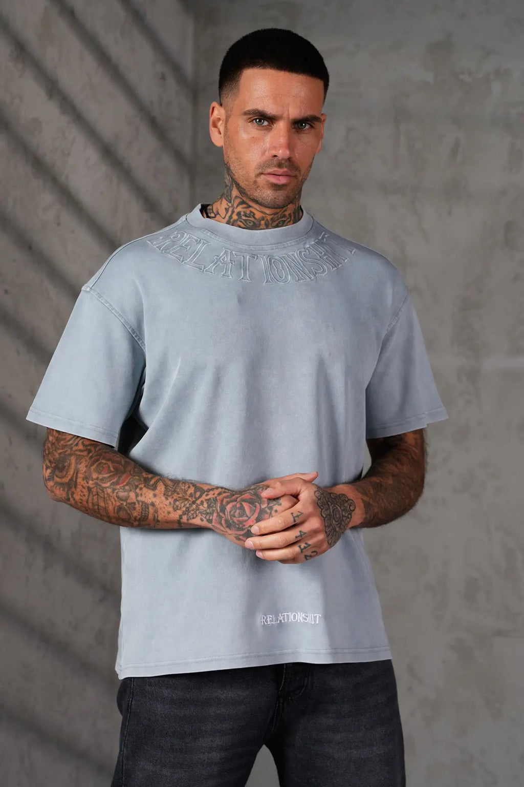 Tee Shirt Relationshirt Gris bonhomme