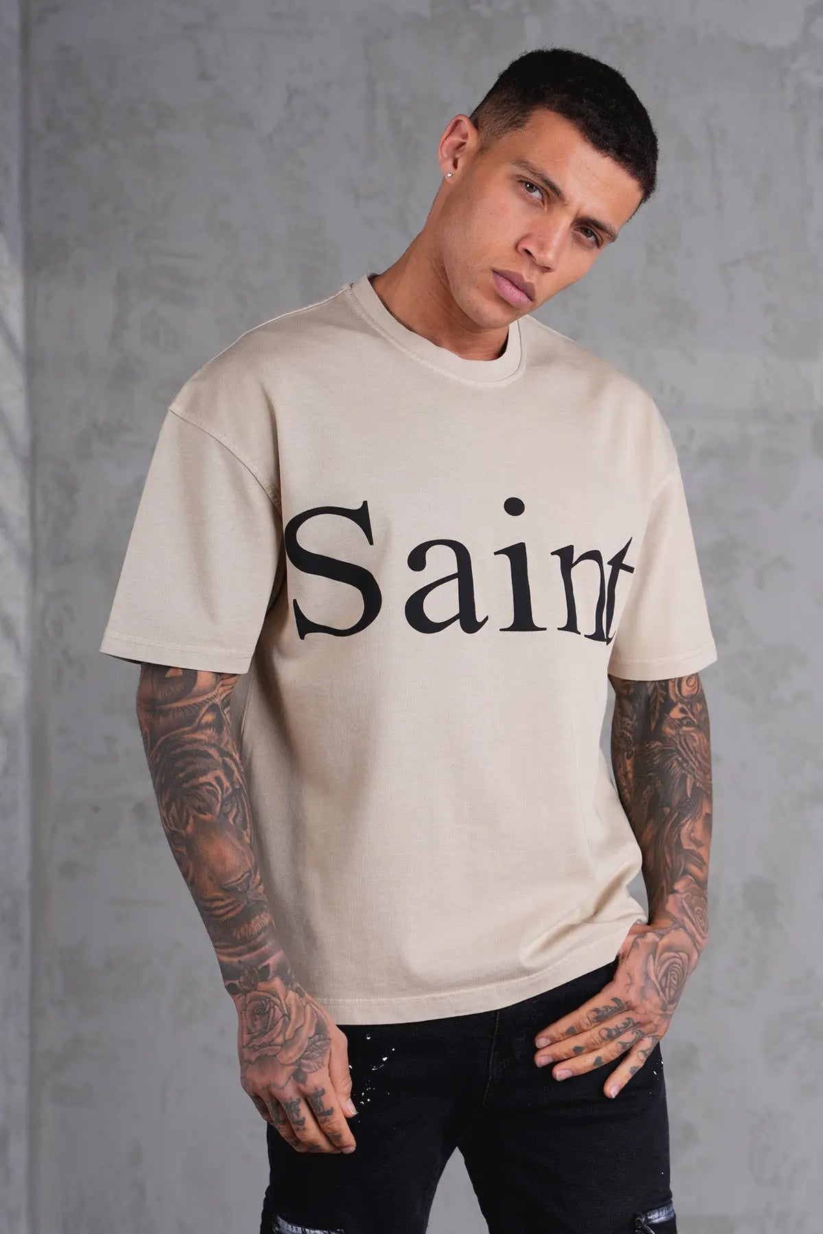 Tee Shirt Saint Ecru bonhomme
