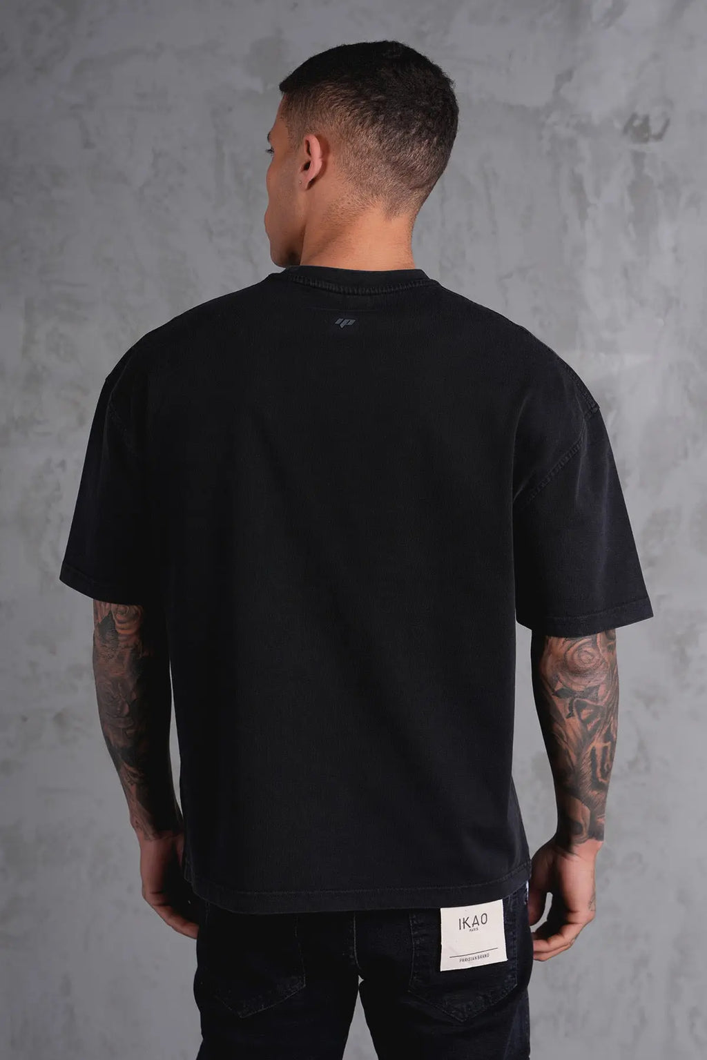 Tee Shirt Saint Noir bonhomme