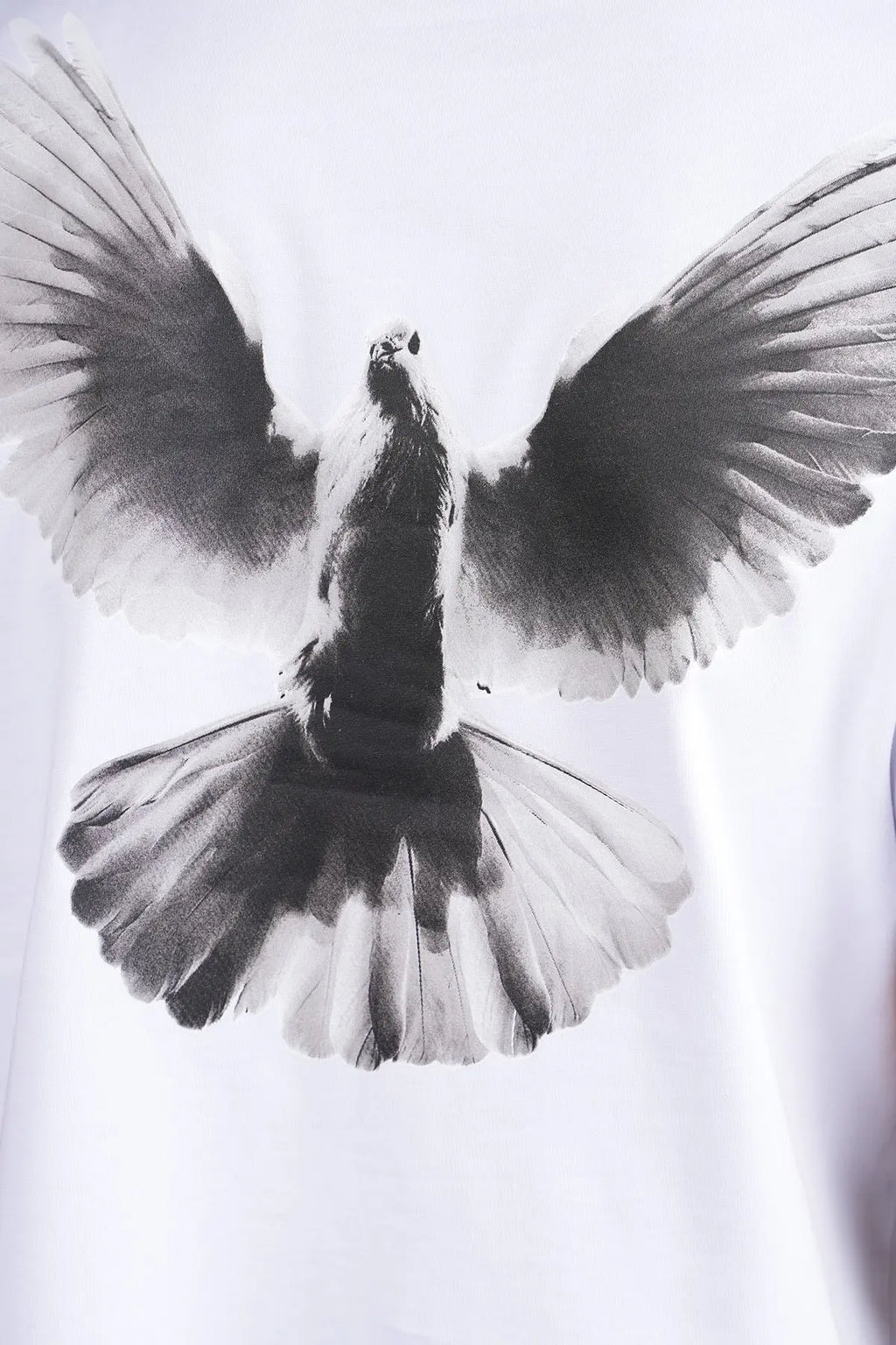 Tee Shirt Colombe Blanc bonhomme