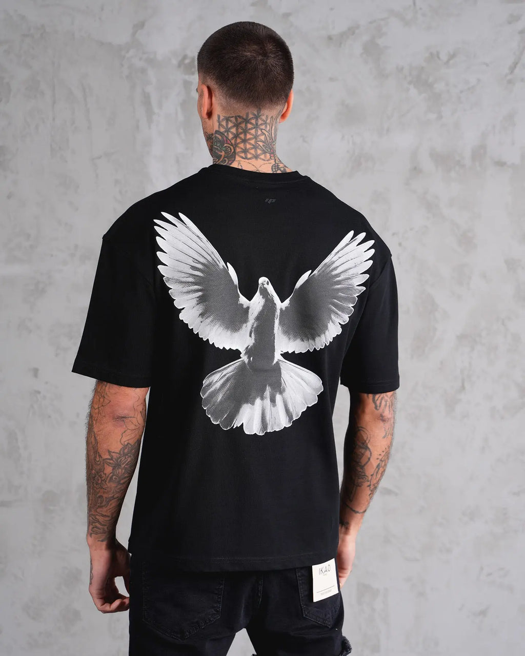 Tee Shirt Colombe Noir bonhomme