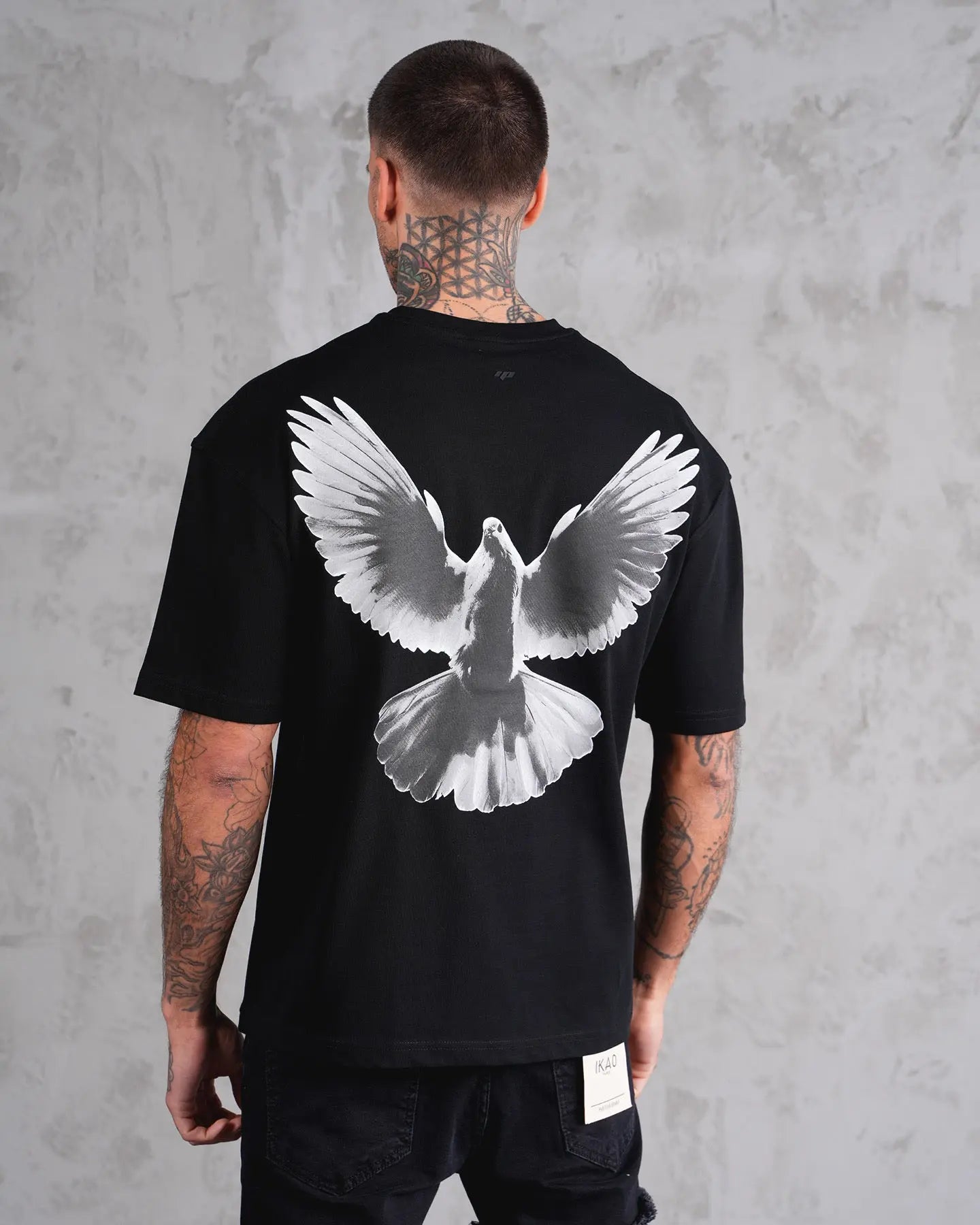 Tee Shirt Colombe Noir bonhomme