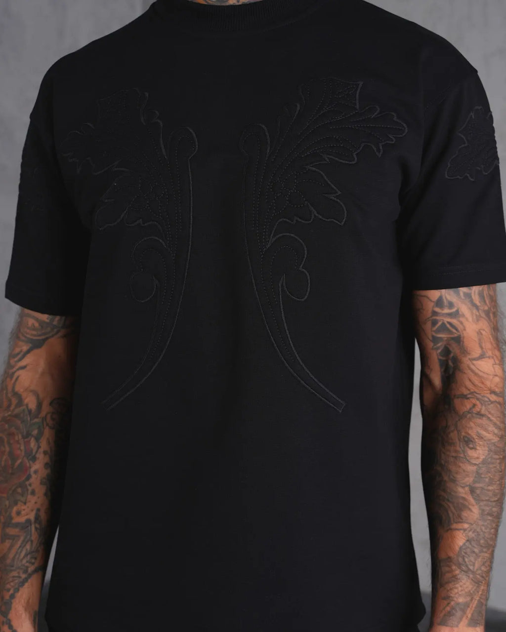 Ensemble Jogging Tee Shirt et Pantalon Noir bonhomme