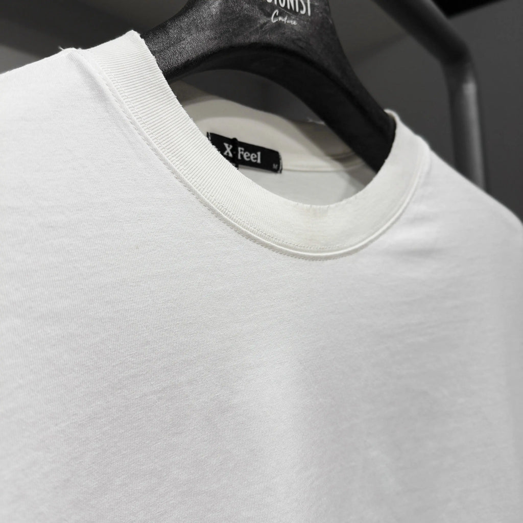 Tee Shirt Destroy Blanc bonhomme