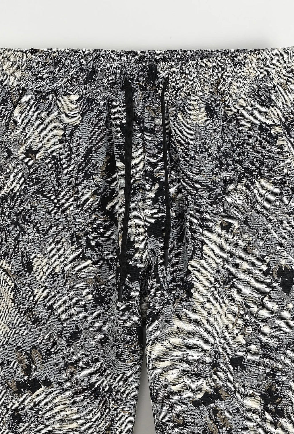 Ensemble Chemise et Pantalon Floral Gris et Blanc bonhomme