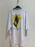 tee shirt tulipe blanc bonhomme