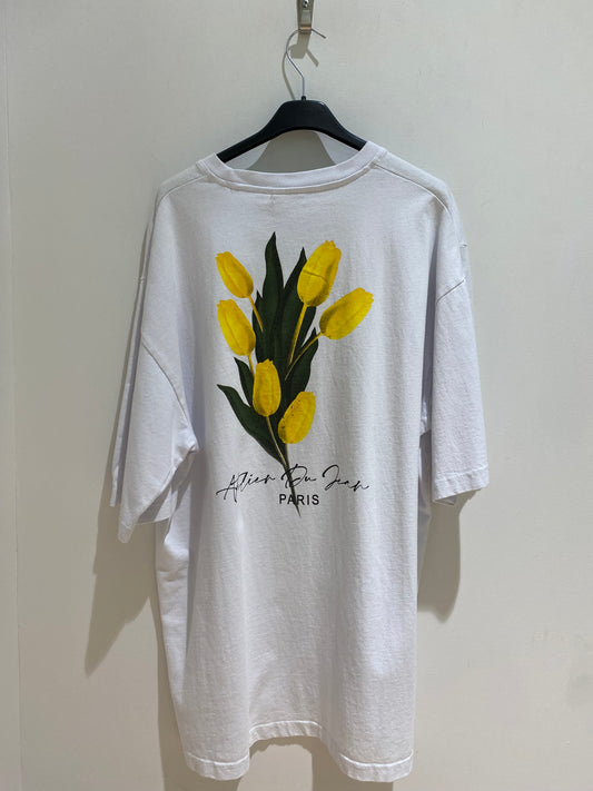 tee shirt tulipe blanc