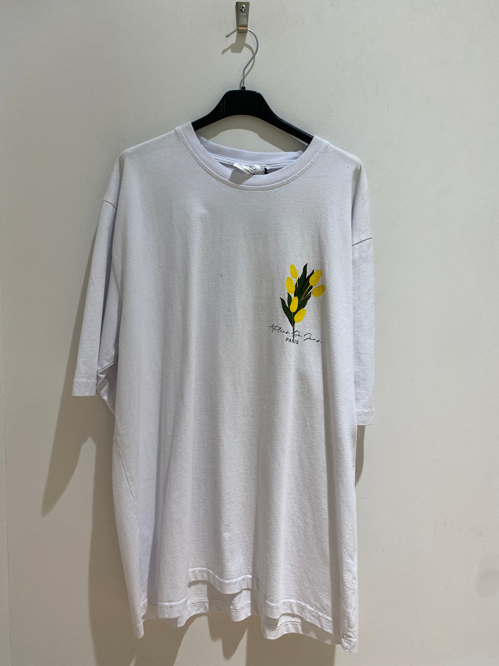 tee shirt tulipe blanc bonhomme