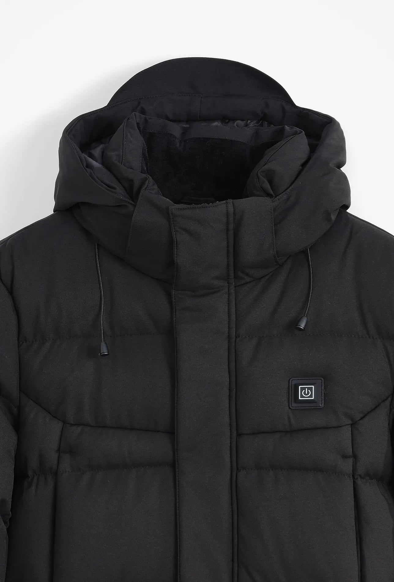Parka Longue Noire Chauffante Homme – Protection Hiver Streetwear bonhomme