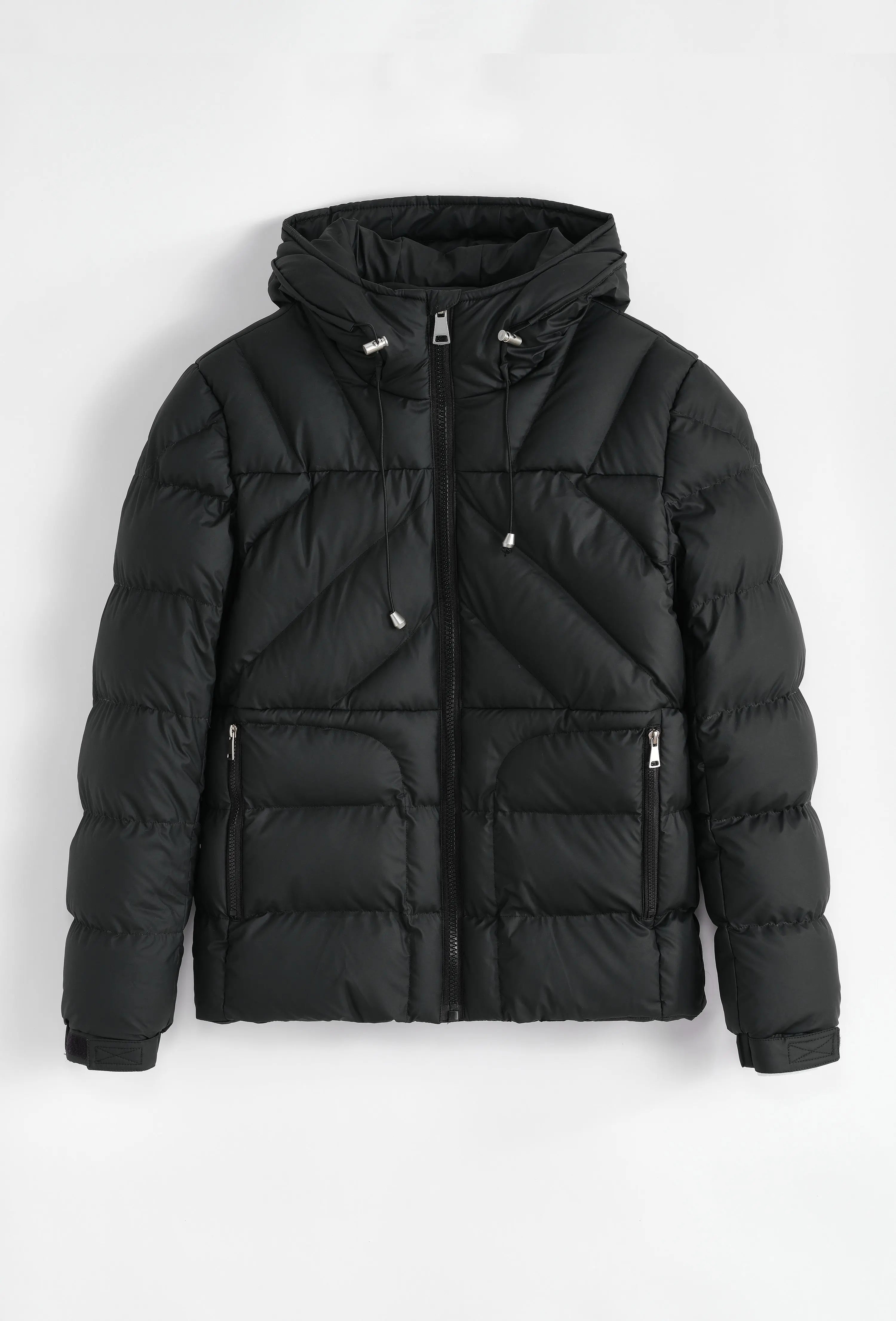 Doudoune Noire Homme Capuche – Style Urbain & Protection Hiver bonhomme