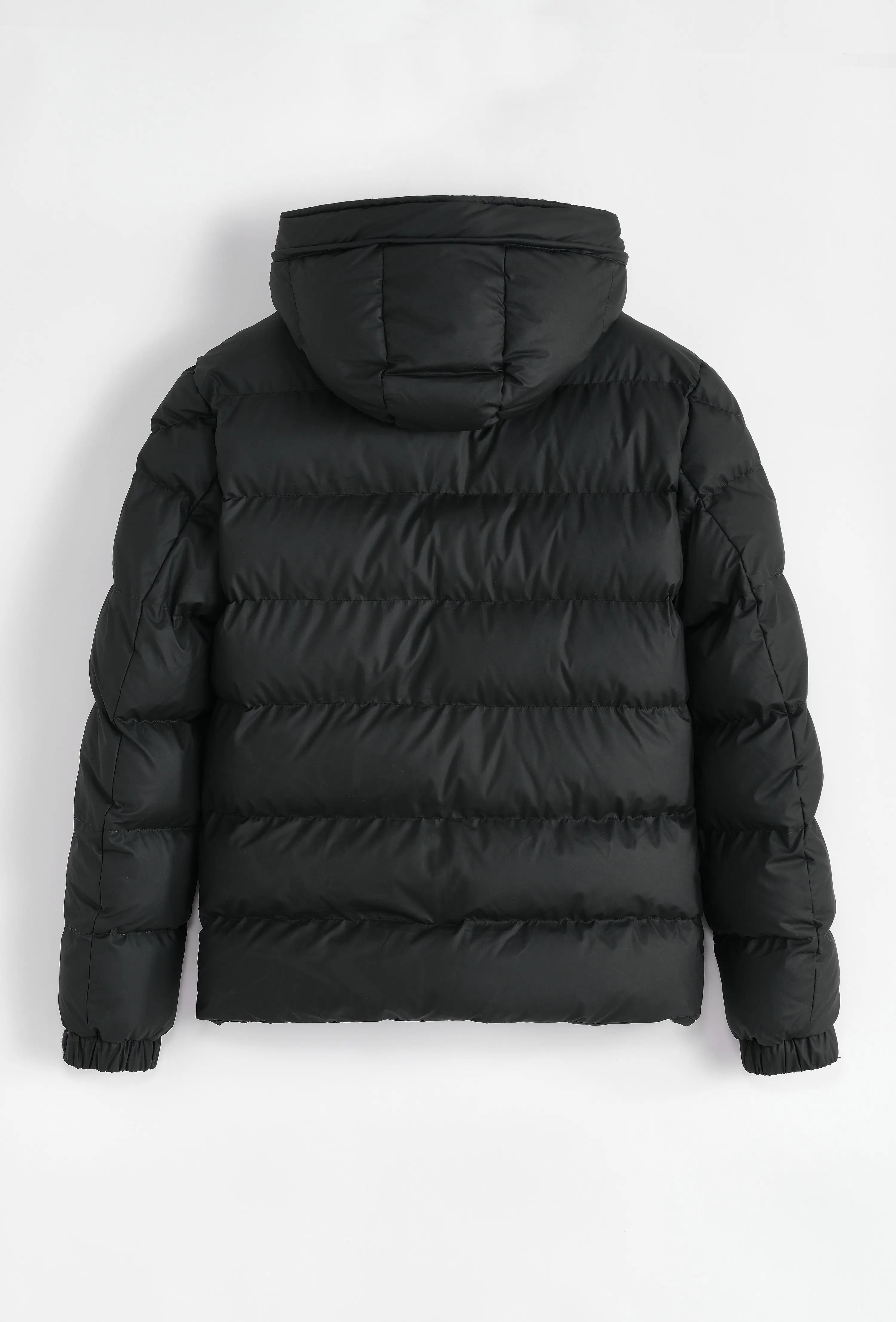 Doudoune Noire Homme Capuche – Style Urbain & Protection Hiver bonhomme