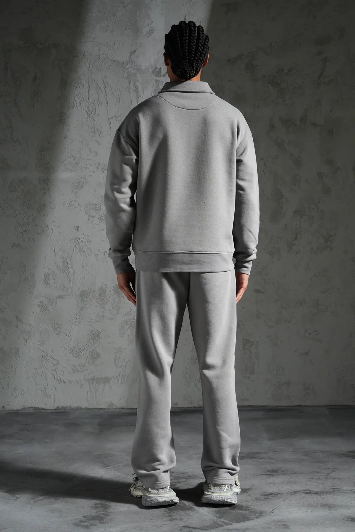 Ensemble Homme Jogging Pull Camionneur Pantalon Jogging Coupe Droite bonhomme