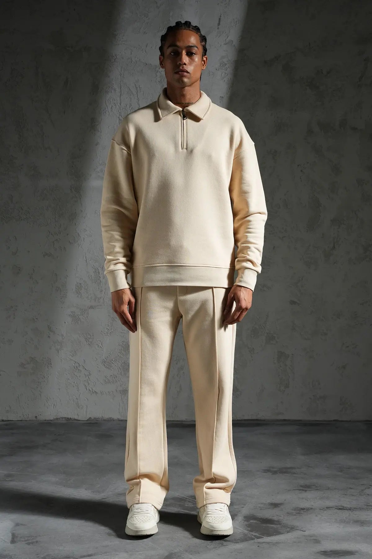 Ensemble Homme Jogging Pull Camionneur Pantalon Jogging Coupe Droite bonhomme