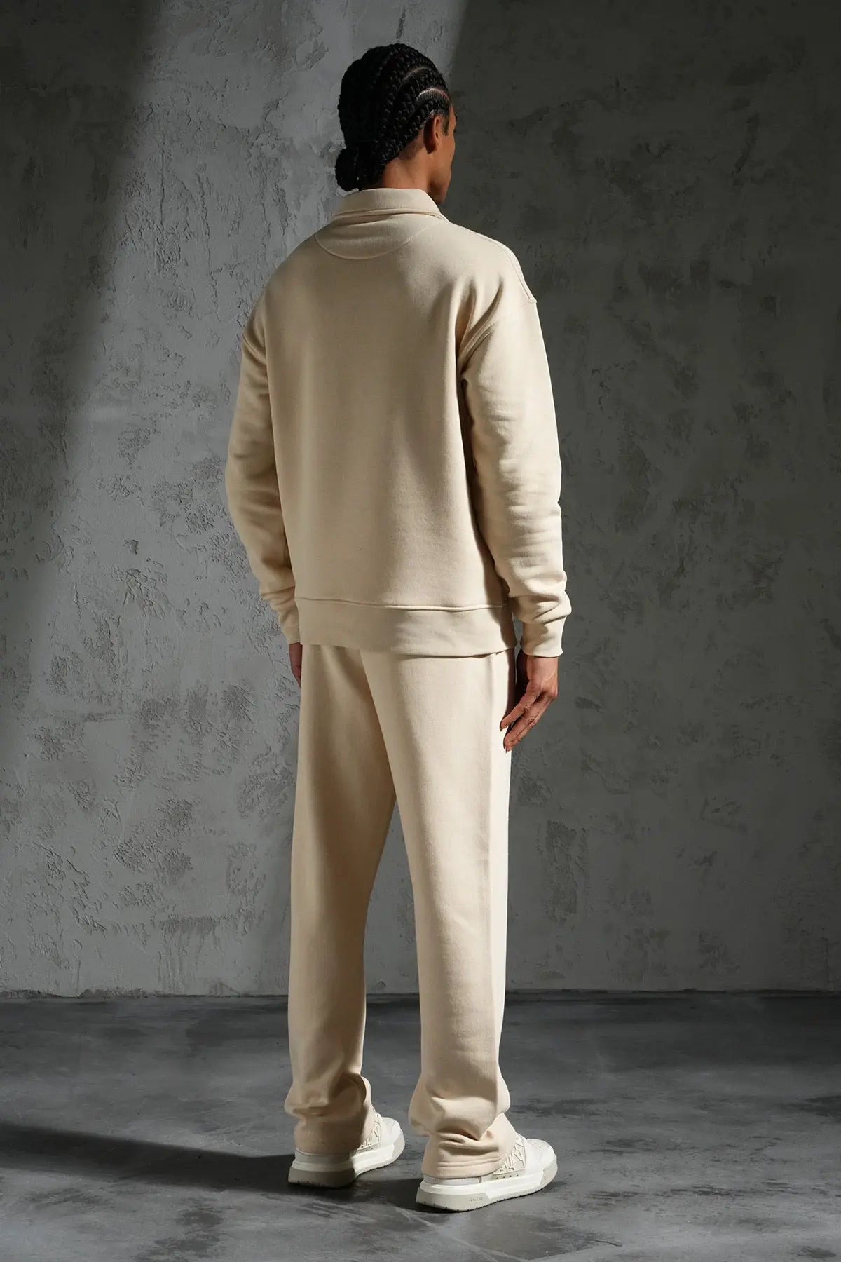 Ensemble Homme Jogging Pull Camionneur Pantalon Jogging Coupe Droite bonhomme