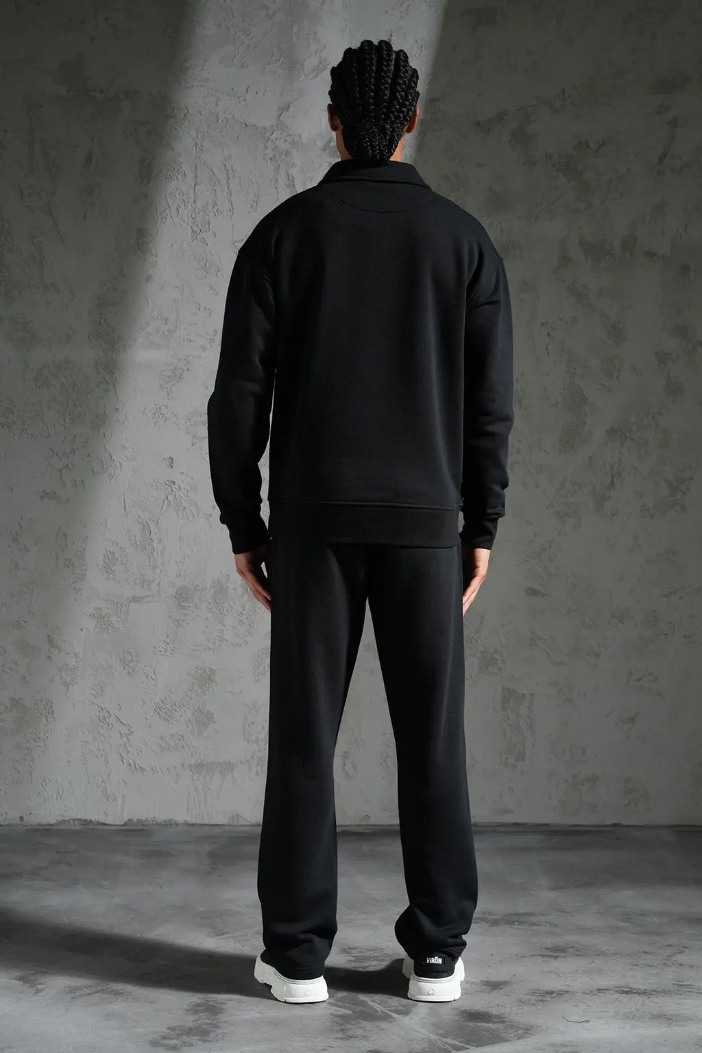 Ensemble Homme Jogging Pull Camionneur Pantalon Jogging Coupe Droite bonhomme