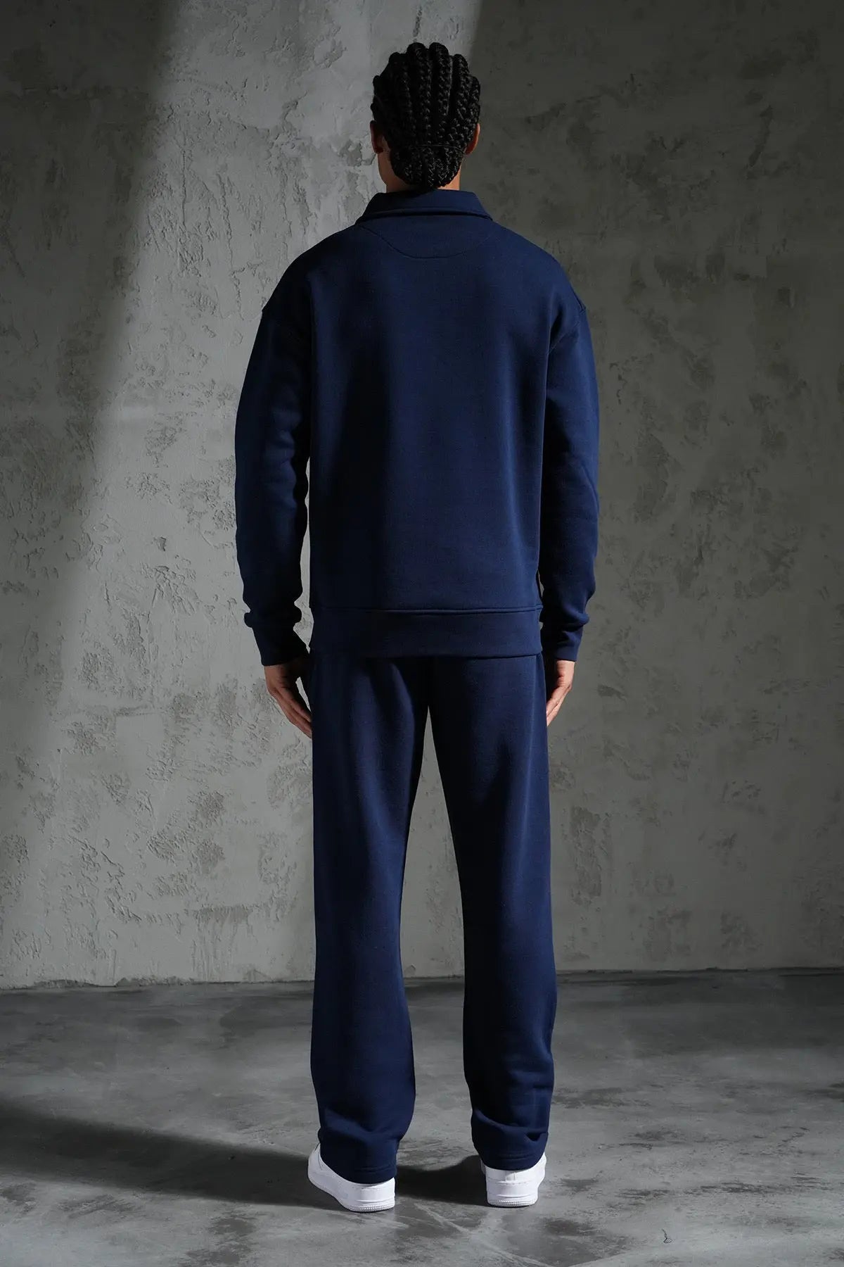 Ensemble Homme Jogging Pull Camionneur Pantalon Jogging Coupe Droite bonhomme