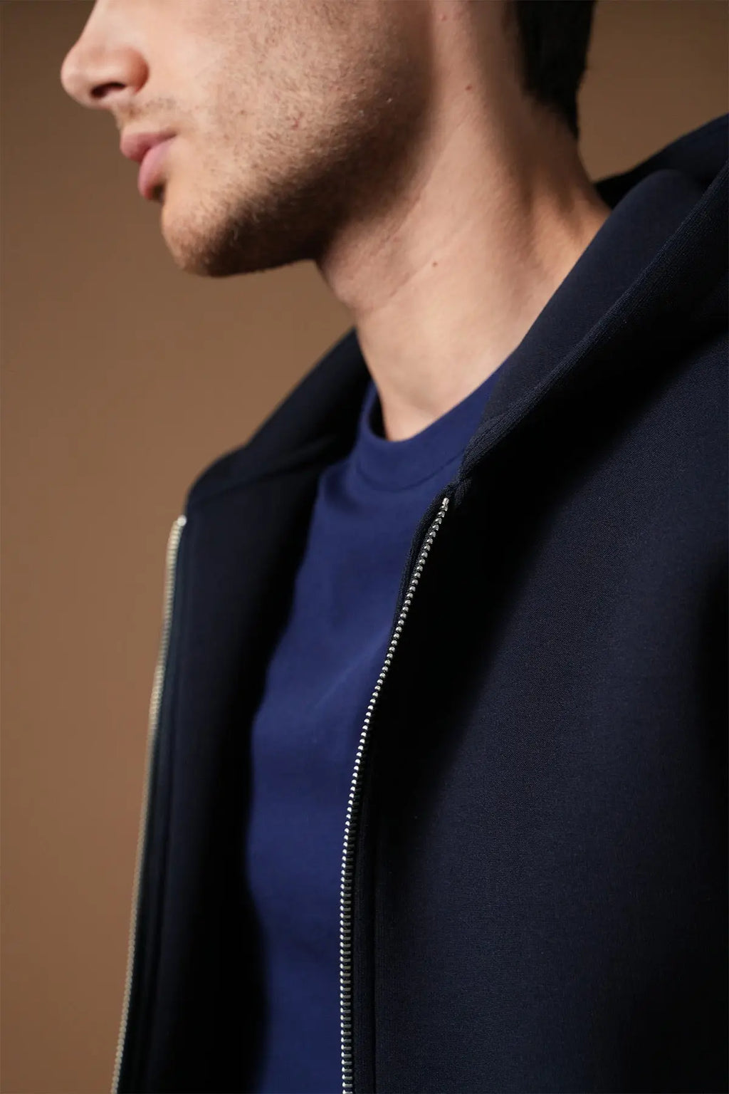 Ensemble jogging Marine zippé – IKAO Paris bonhomme