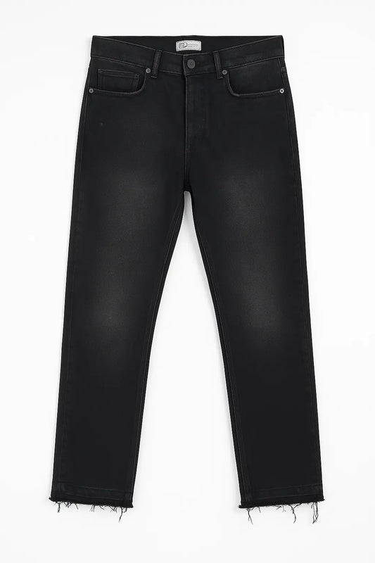 jeans noir coupe flare bonhomme