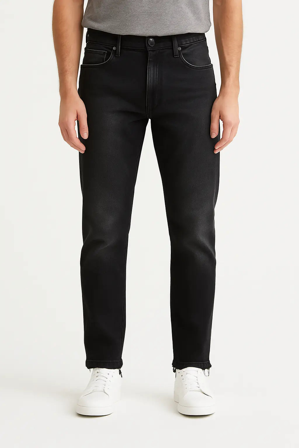 jeans noir coupe flare bonhomme