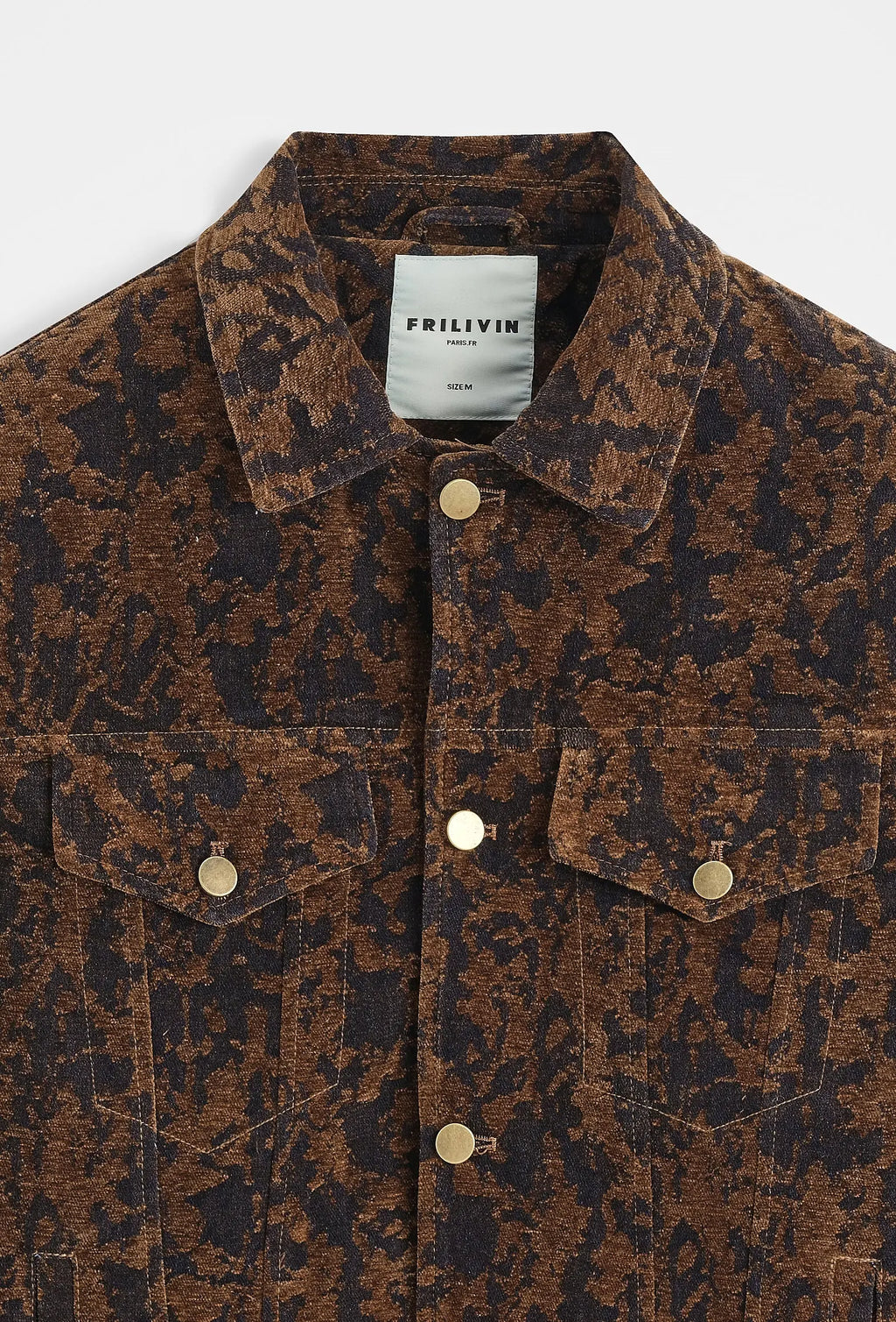 Veste homme texturée à boutons pression – coupe moderne bonhommeboutique
