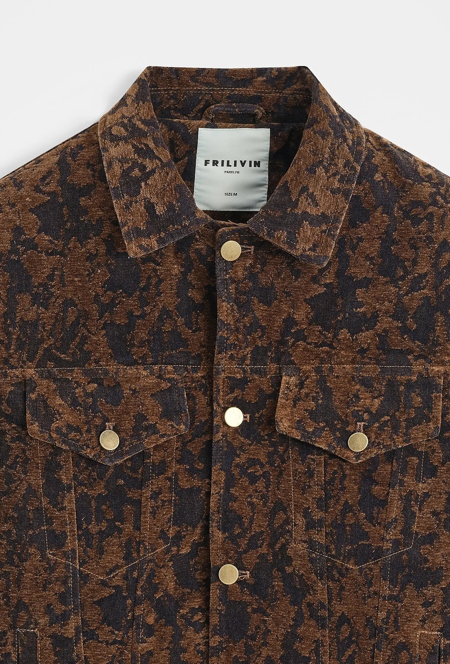 Veste homme texturée à boutons pression – coupe moderne bonhommeboutique