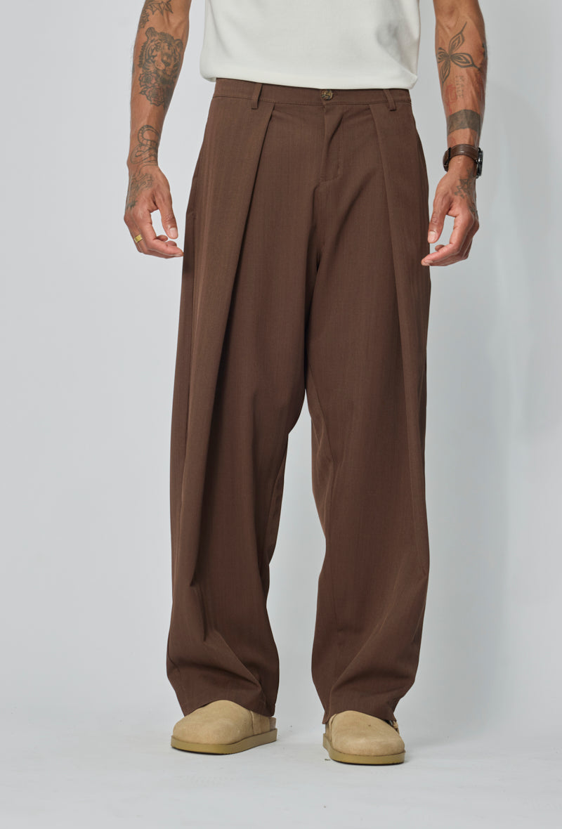 Pantalon Large à Pinces — Coupe Oversize Fluide