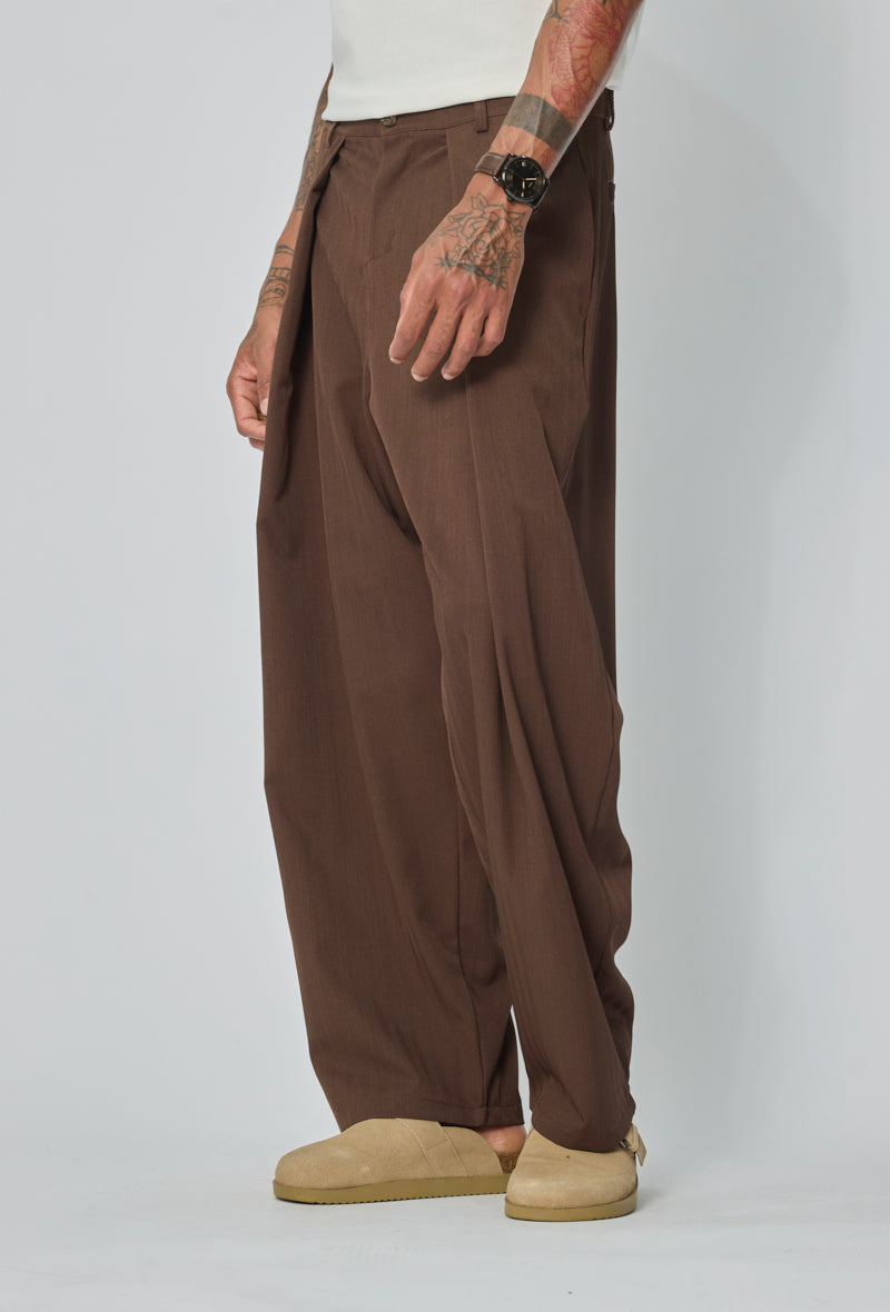 Pantalon Large à Pinces — Coupe Oversize Fluide