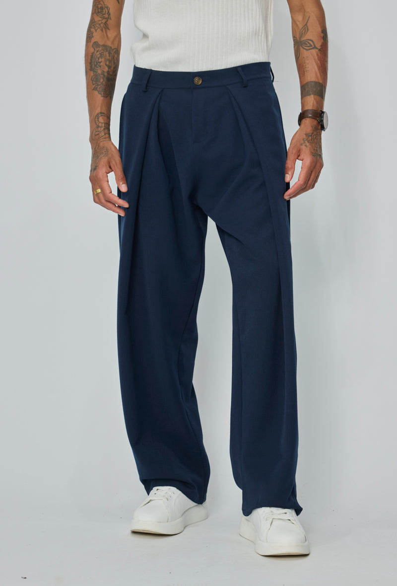 Pantalon Large à Pinces — Coupe Oversize Fluide