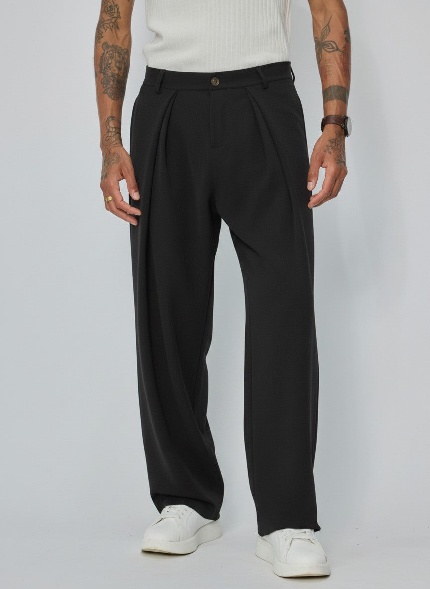 Pantalon Large à Pinces — Coupe Oversize Fluide