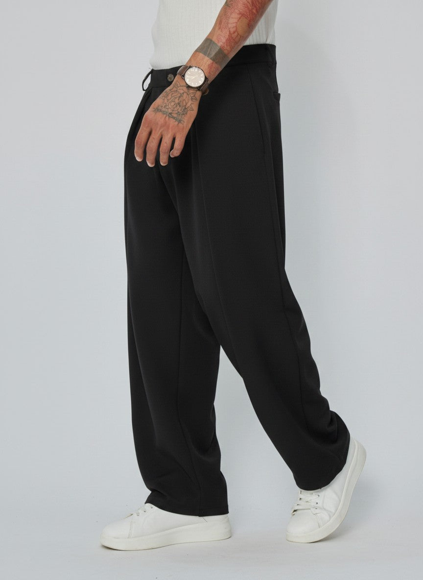 Pantalon Large à Pinces — Coupe Oversize Fluide