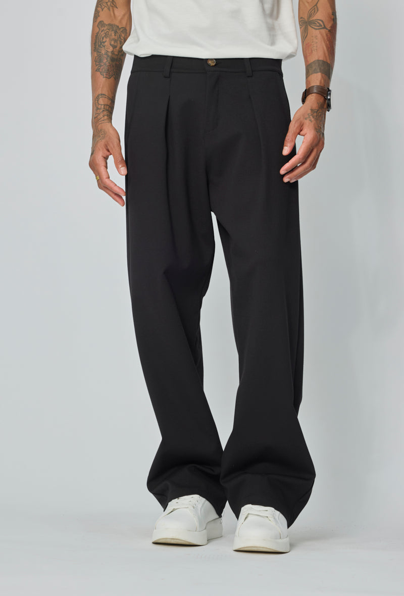 Pantalon Homme coupe fluide à pinces – esprit casual premium