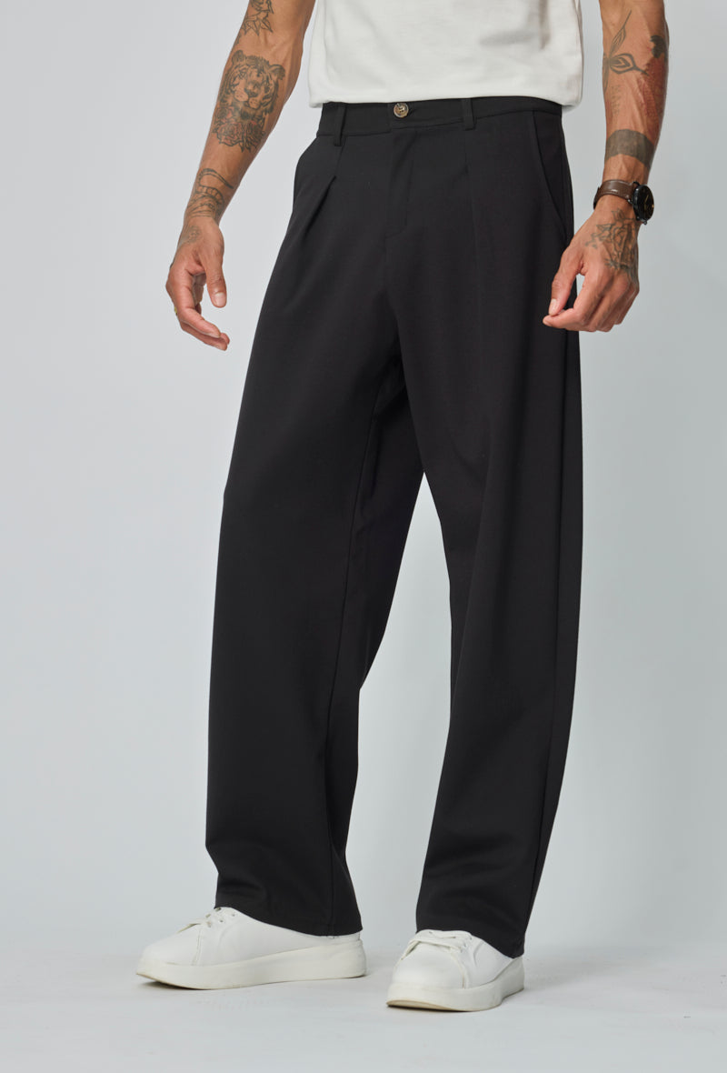 Pantalon Homme coupe fluide à pinces – esprit casual premium