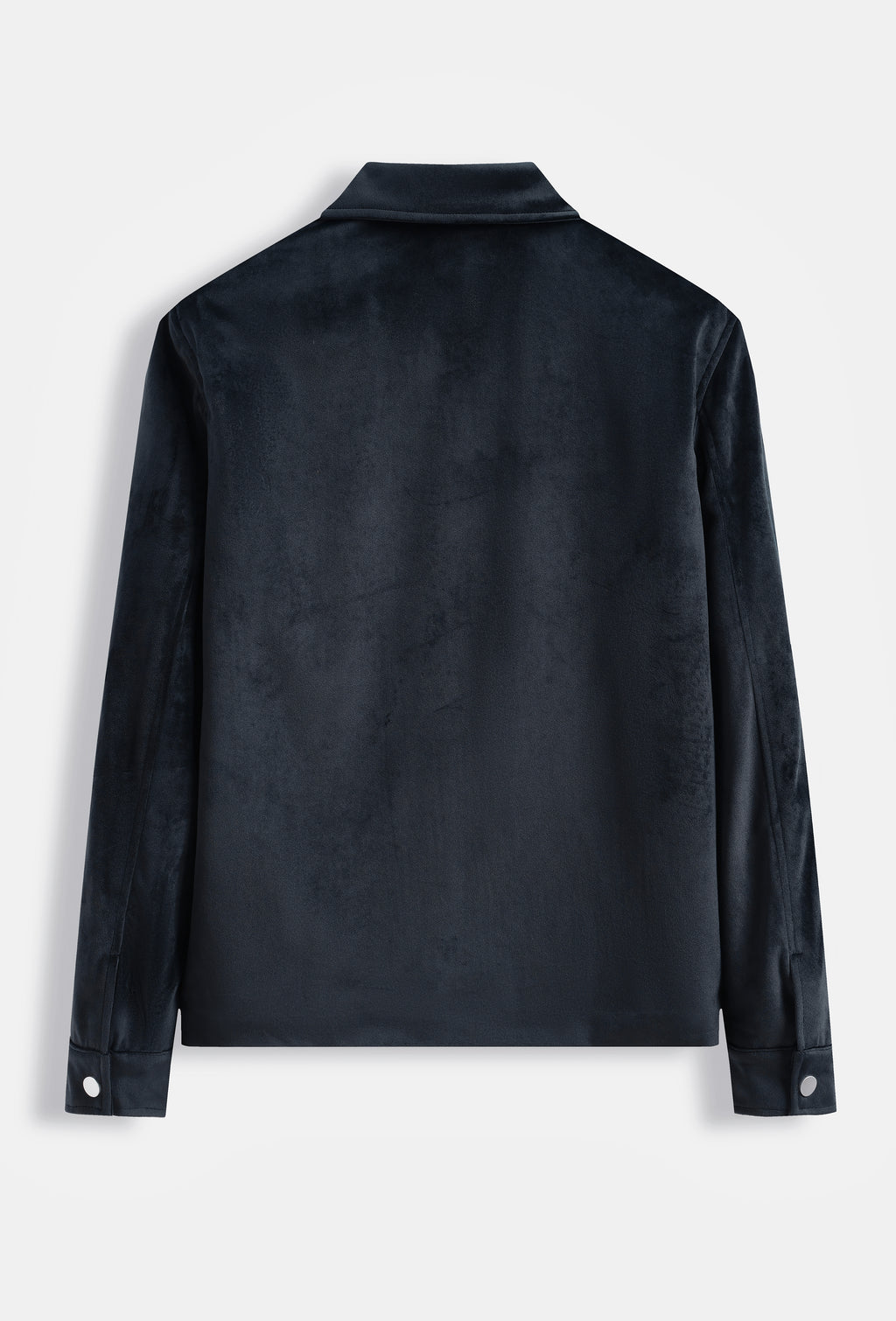 Veste Homme Col Chemise en Simili Daim
