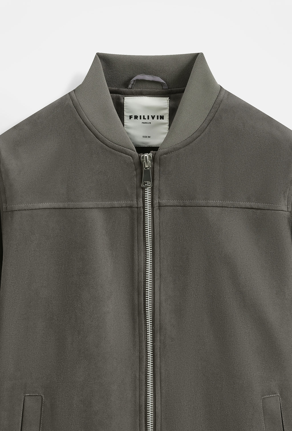 Blouson Bomber Homme Simili Daim