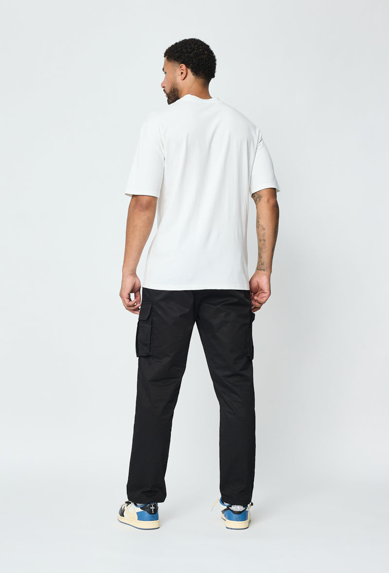 T-shirt homme oversize col rond coupe boxy