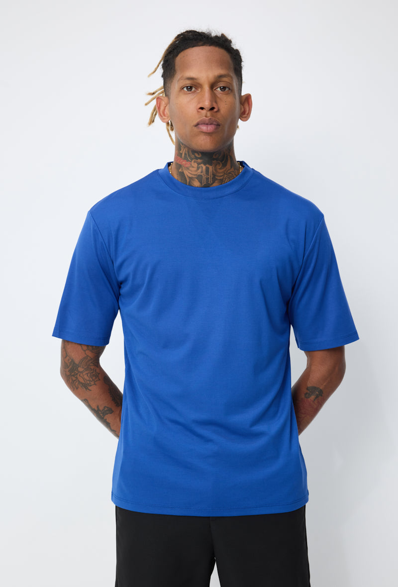 T-shirt homme oversize col rond coupe boxy