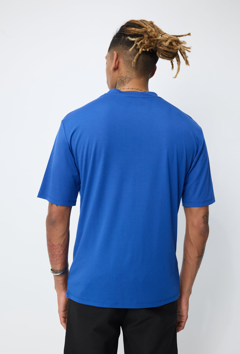 T-shirt homme oversize col rond coupe boxy