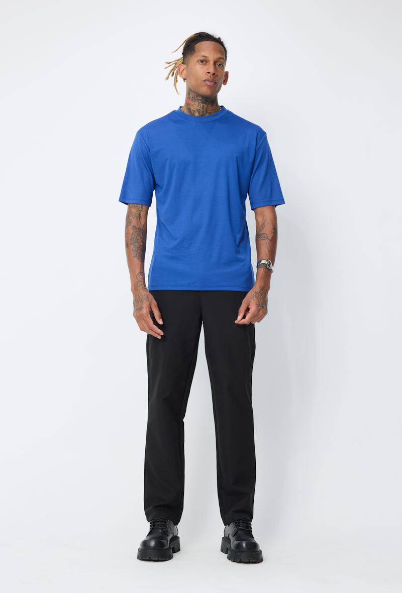 T-shirt homme oversize col rond coupe boxy