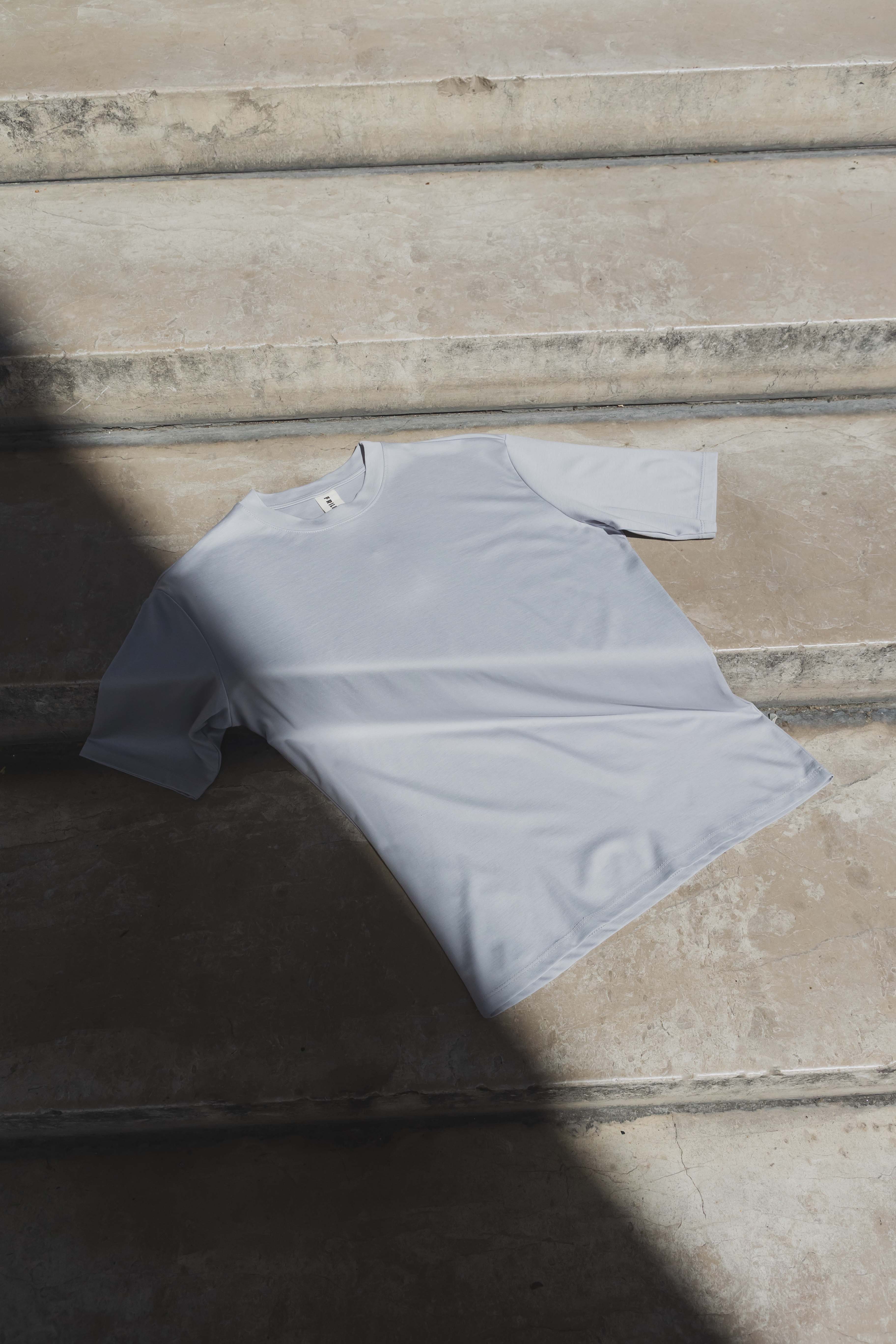 T-shirt homme oversize col rond coupe boxy