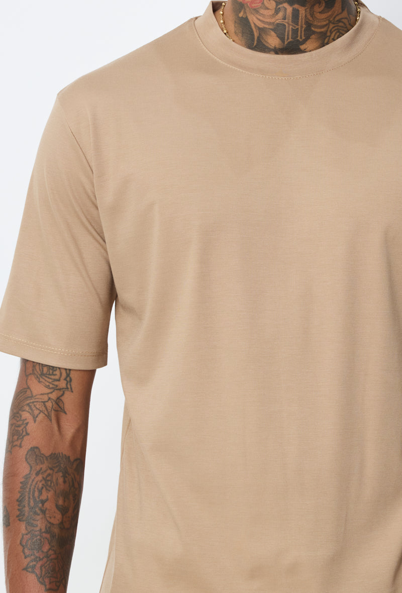 T-shirt homme oversize col rond coupe boxy