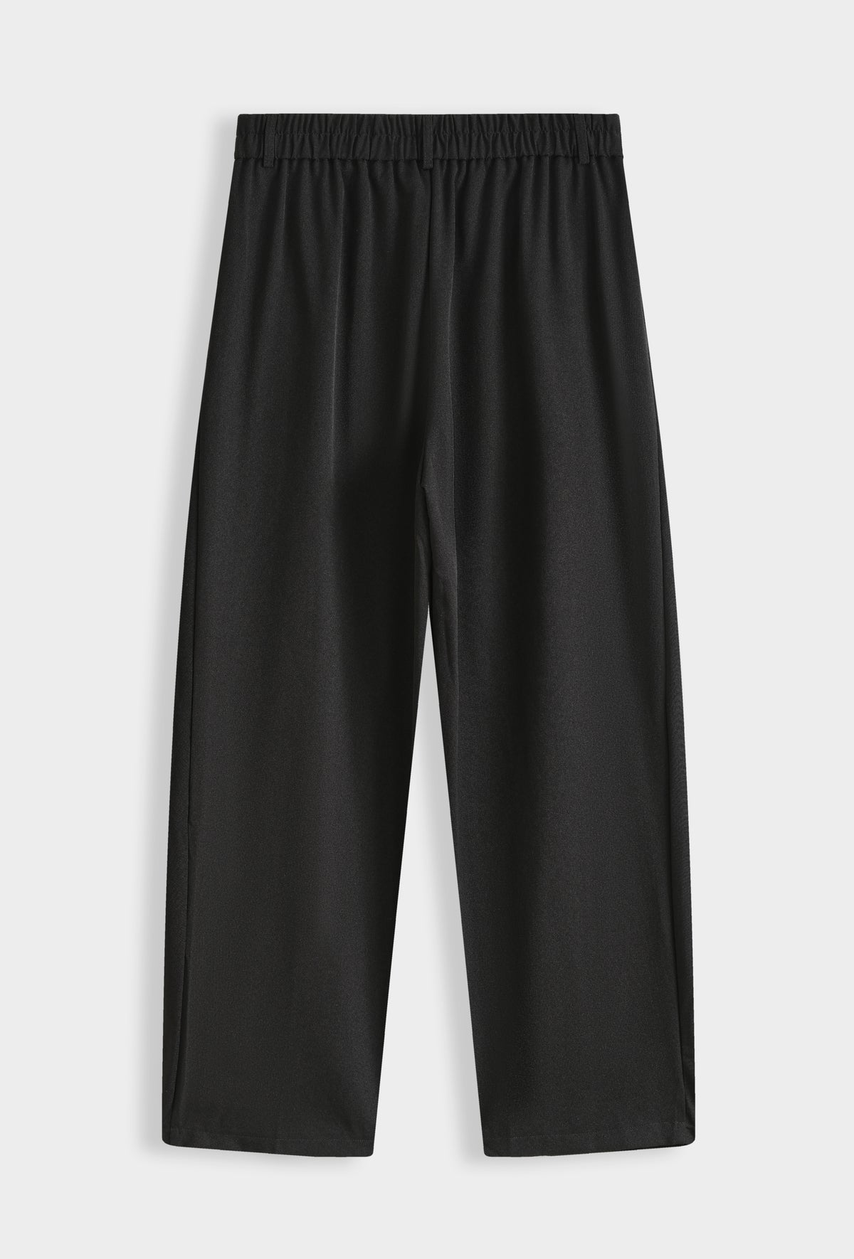Pantalon culotte drapé taille haute effet jupe-culotte