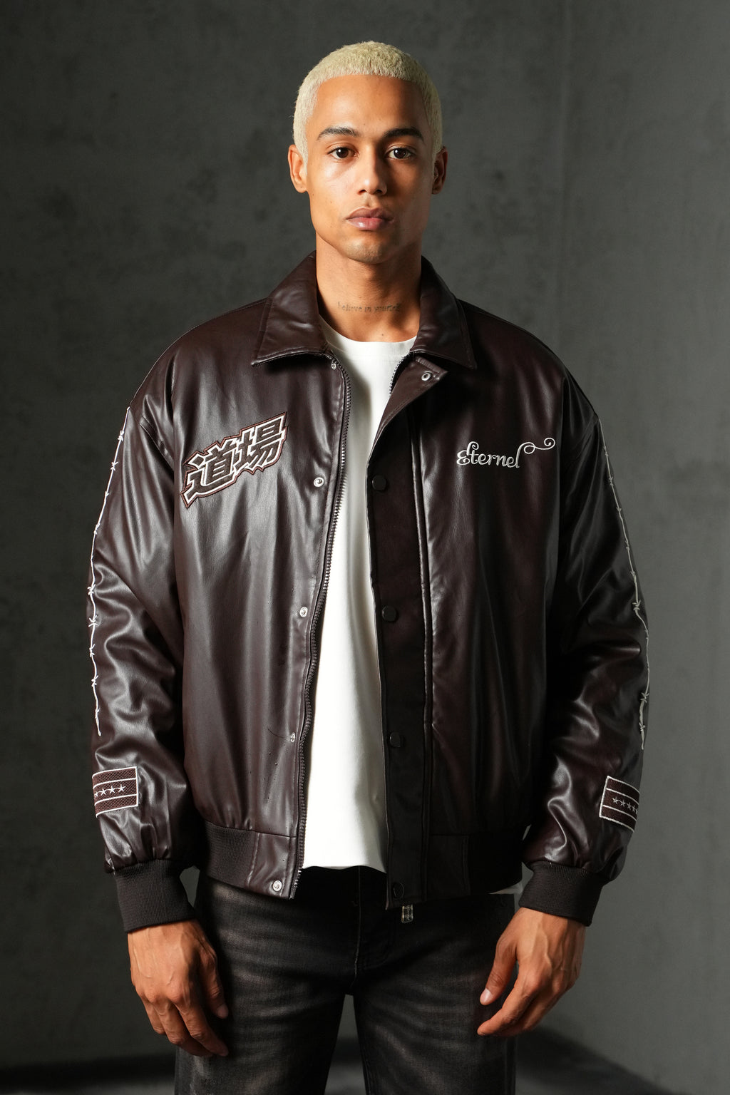 Blouson Teddy Homme Atelier Éternel Similicuir