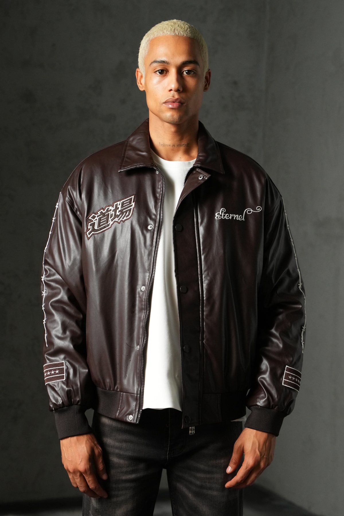 Blouson Teddy Homme Atelier Éternel Similicuir