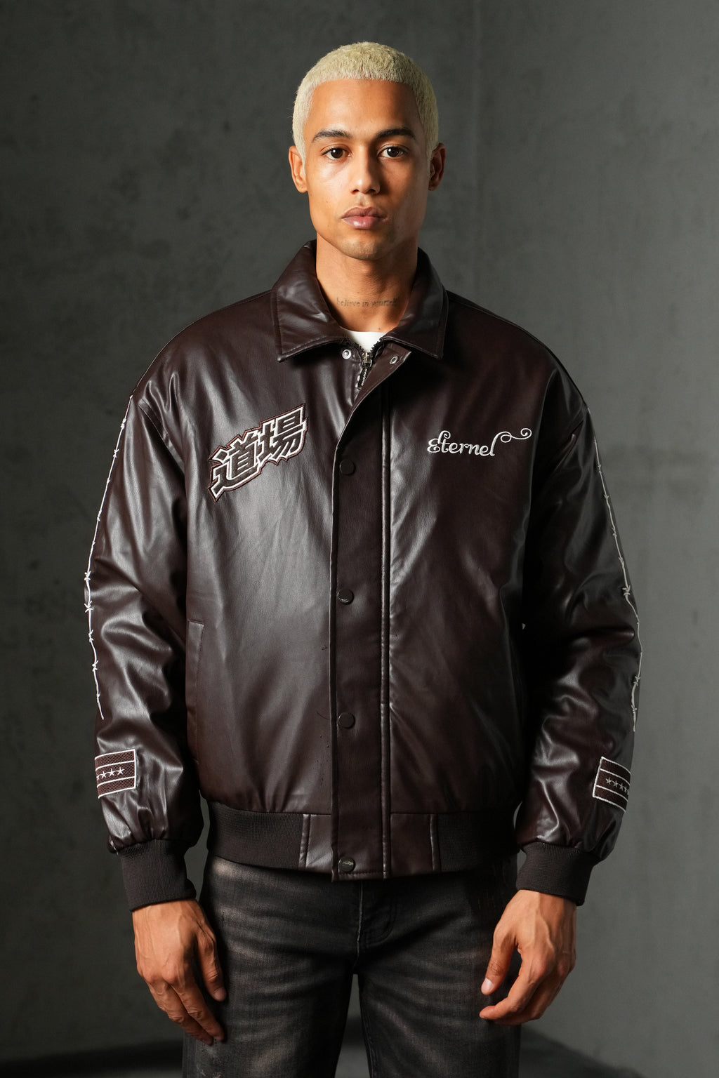 Blouson Teddy Homme Atelier Éternel Similicuir