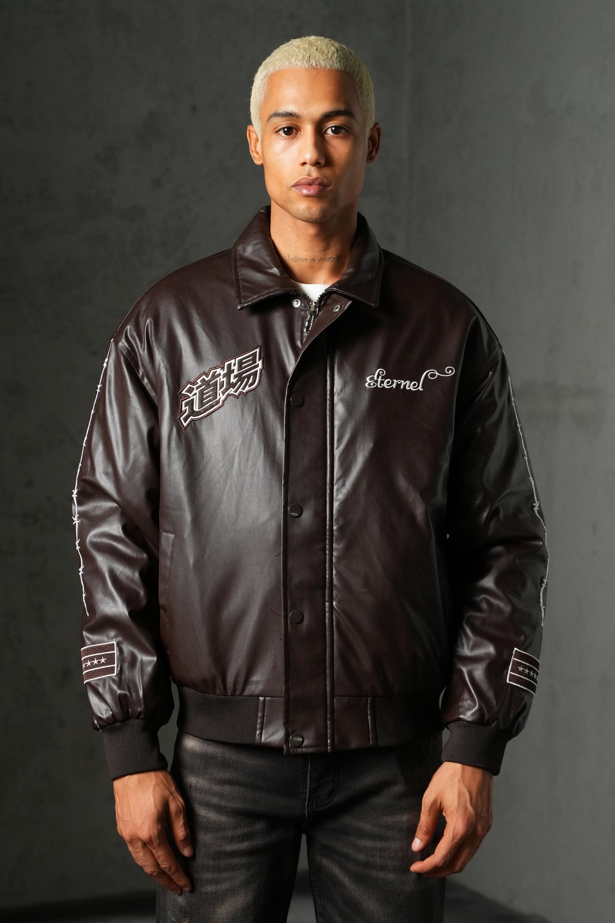 Blouson Teddy Homme Atelier Éternel Similicuir