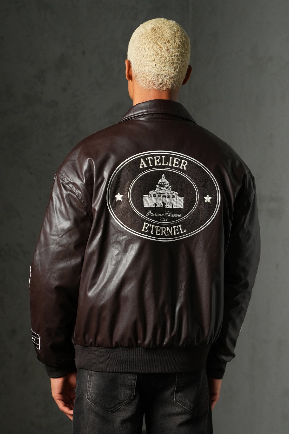 Blouson Teddy Homme Atelier Éternel Similicuir