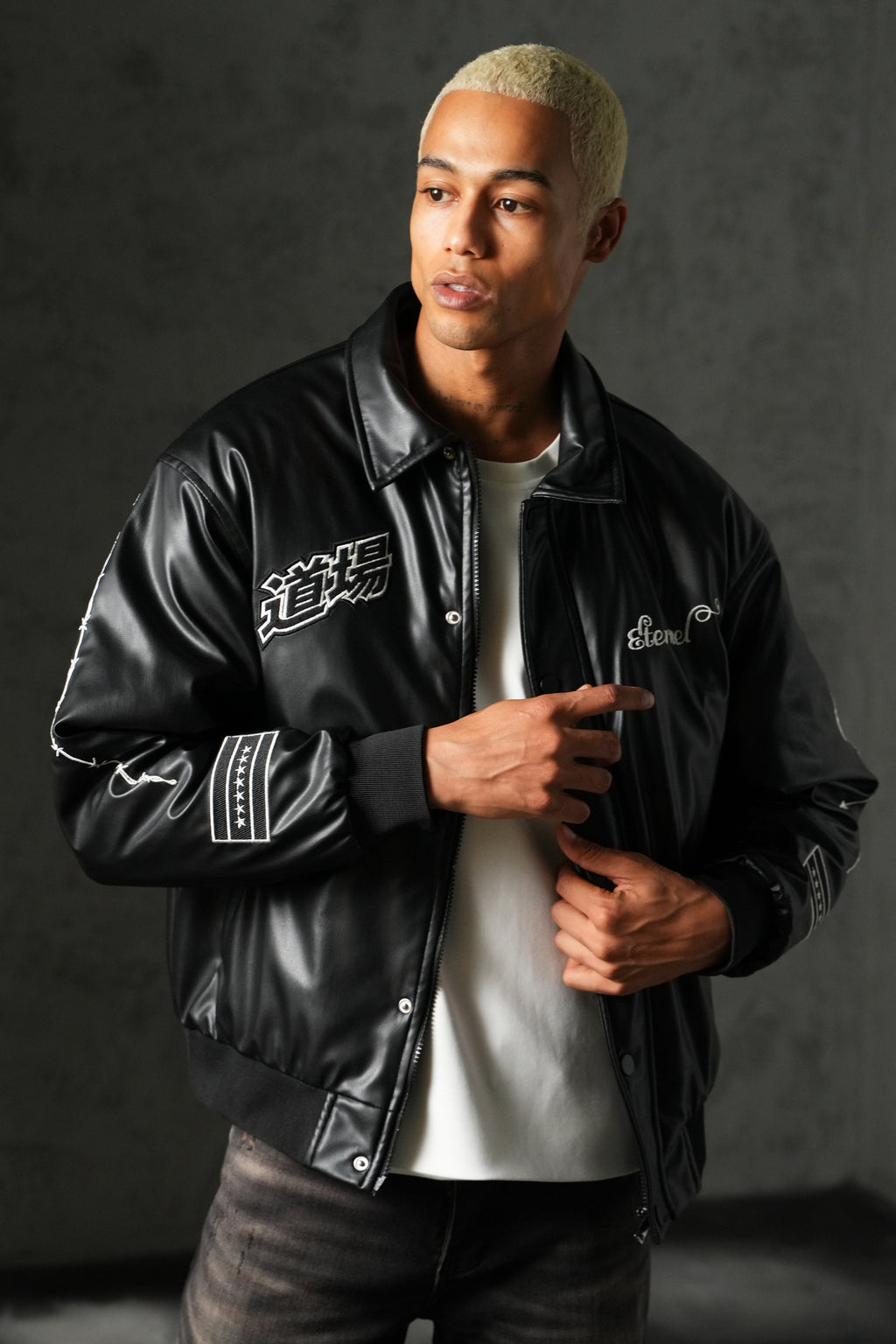 Blouson Teddy Homme Atelier Éternel Similicuir