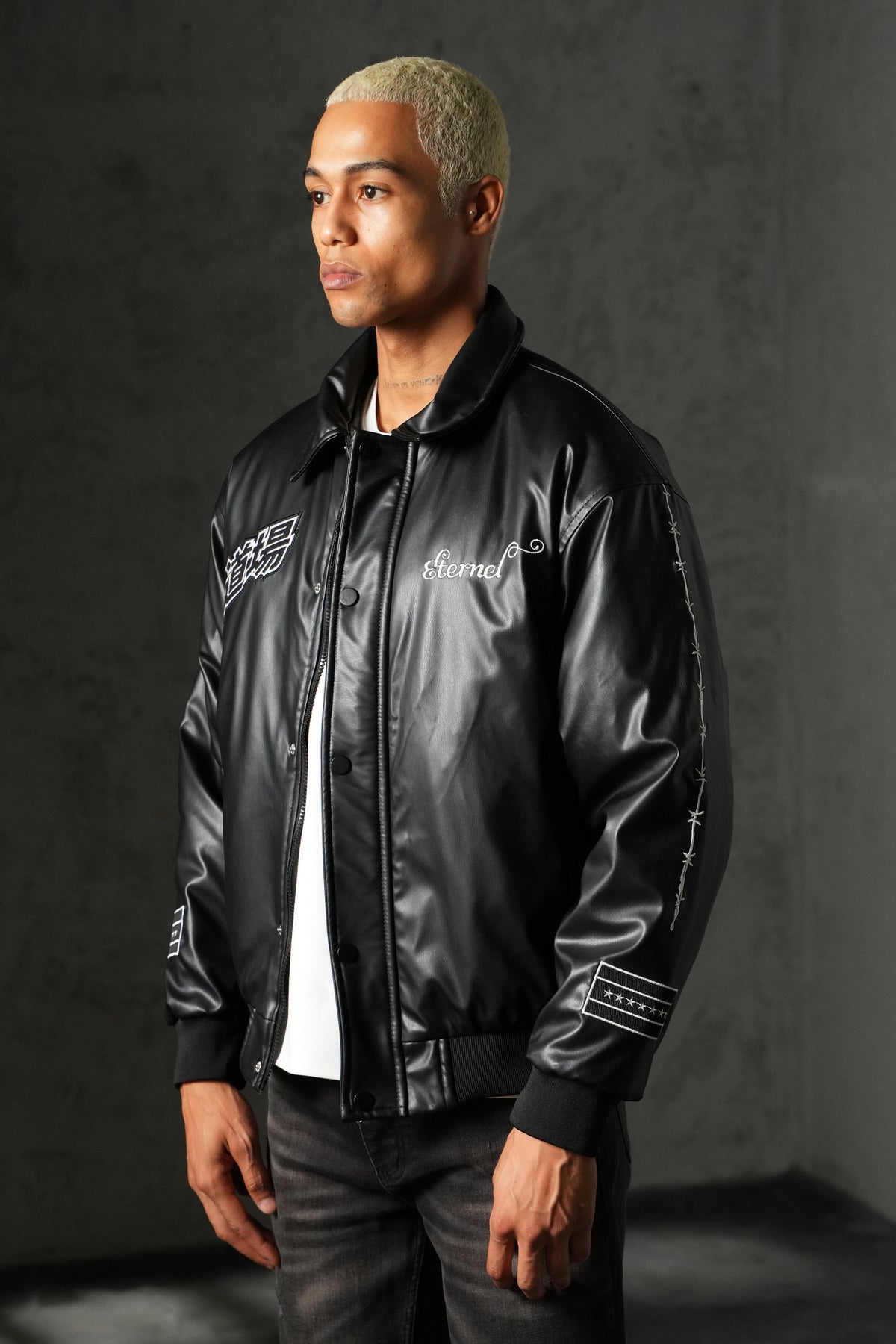 Blouson Teddy Homme Atelier Éternel Similicuir